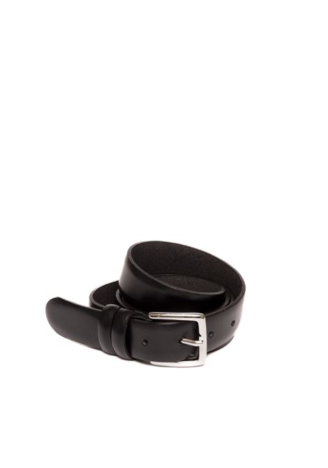 black leather belt PK BY PASKAL | 6137PELLE-NERO